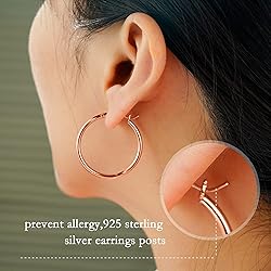 M MOOHAM Rose Gold Hoop