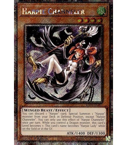 Amazon.com: Yu-Gi-Oh! - Harpie Queen - LED4-EN007 - Legendary