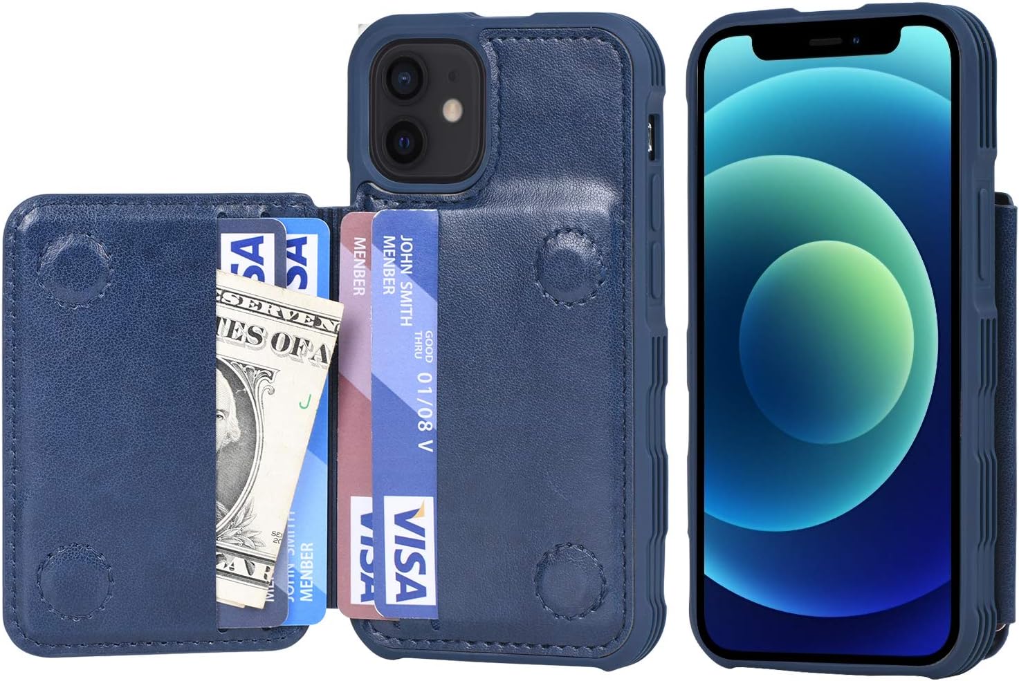 Amazon Com Arae For Iphone 12 Mini Case Wallet Case With Pu Leather Card Pockets Back Flip Cover For Iphone 12 Mini 5 4 Inch Blue Amazon Com Arae For Iphone 12 Mini Case Wallet Case With Pu Leather Card Pockets Back Flip Cover For Iphone 12 Mini 5 4 Inch Blue