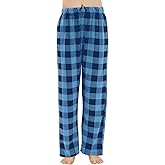 PJGGZ Plaid Pajama Pants Women - Fluffy Warm Fleece Pj Bottoms Soft Sleep Lounge Pants with Pockets