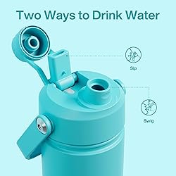 Insulated Water Bottle with Straw - Encool