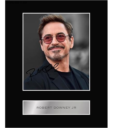 Amazon.com: Robert Downey Jr. Signed Mounted Photo Display Iron