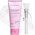 Collagen Night Wrapping Peel-Off Mask: Korean Face Mask for Elasticity, Hydrating & Glow - 100Dalton Smallest Molecular Collagen for Glass Skin - Dermatologist Tested All Skin Types 3.4 FL OZ / 100mL