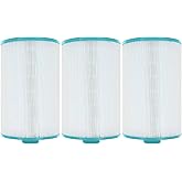 Hurricane Filters 3 Pack HF6H47-01 Advanced Spa Filter Cartridge - Replacement for PTL47W-P4-M, Unicel 6CH-47RA, Filbur FC-0315M, Advanced/LA Spas, Aber Hot Tub