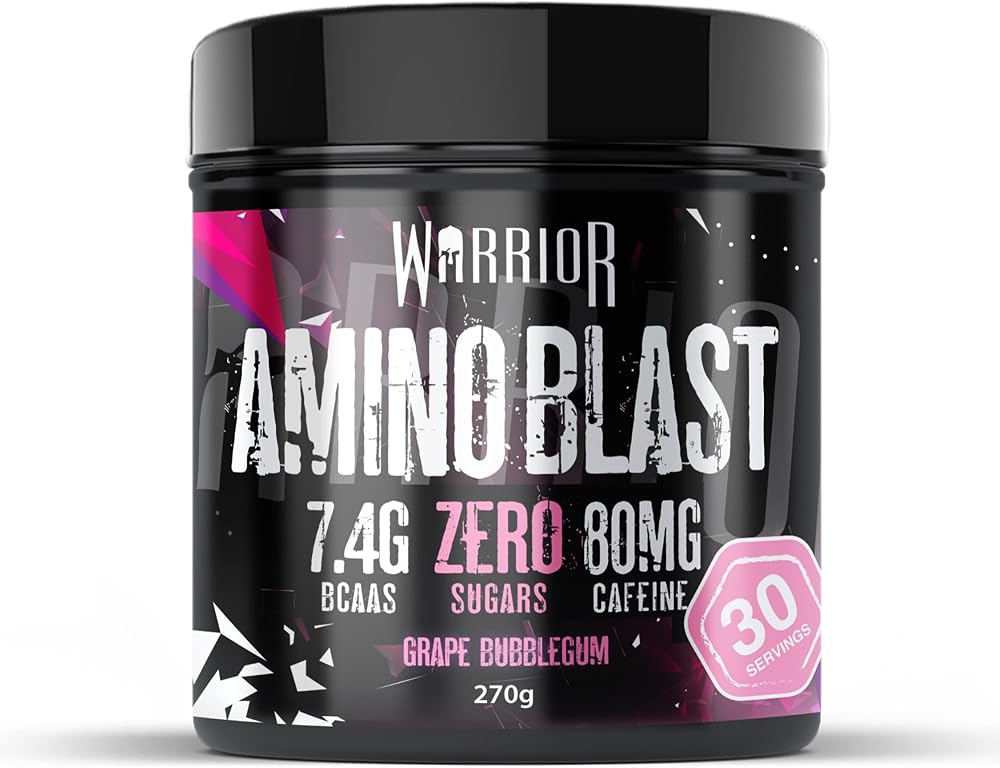 Warrior Amino Blast BCAA Powder 270g Fruit Salad – 5g BCAA per srv