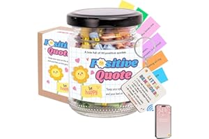 MUSEMORY 90 Positive Messages in a Jar with NFC Keychain, Gifts From Daughter, Positive Affirmations Cards, Anxiety Relief, Stress Relief Gift, Motivational Gifts, Self Care Gifts, Graduation Gifts