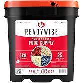 READYWISE Emergency Food Survival Supply Fruit Bucket 120 Servings