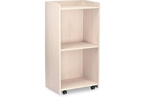 AdirOffice Podium with Wheels, Hostess Stand for Restaurant, Rolling Podium Stand, White