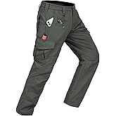CNBQDD Mens Work Pants Cargo Tactical Construction for Men Ripstop Waterproof Lightweight Outdoor Hiking with Pockets