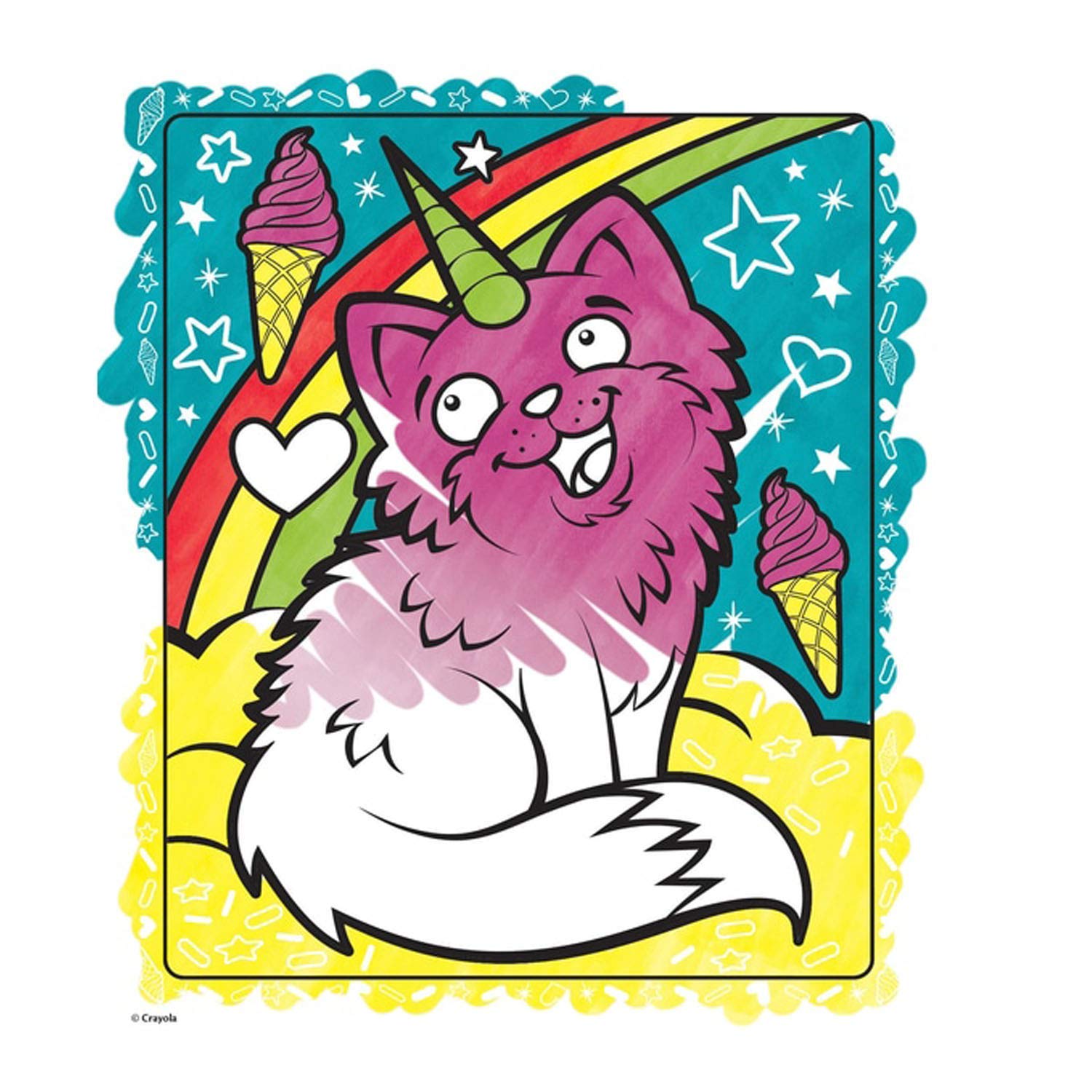 CRAYOLA Uni-Creatures Color Wonder Mess Free Book