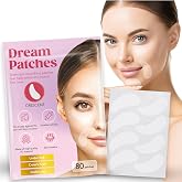 Smile Line Patches Wrinkle Patches Face Dream Patches CRESCENT 【80 Count】 | Overnight crow's feet, under eye &amp; nasolabial folds - premium polyurethane, fragrance-free, single-use, made in Japan