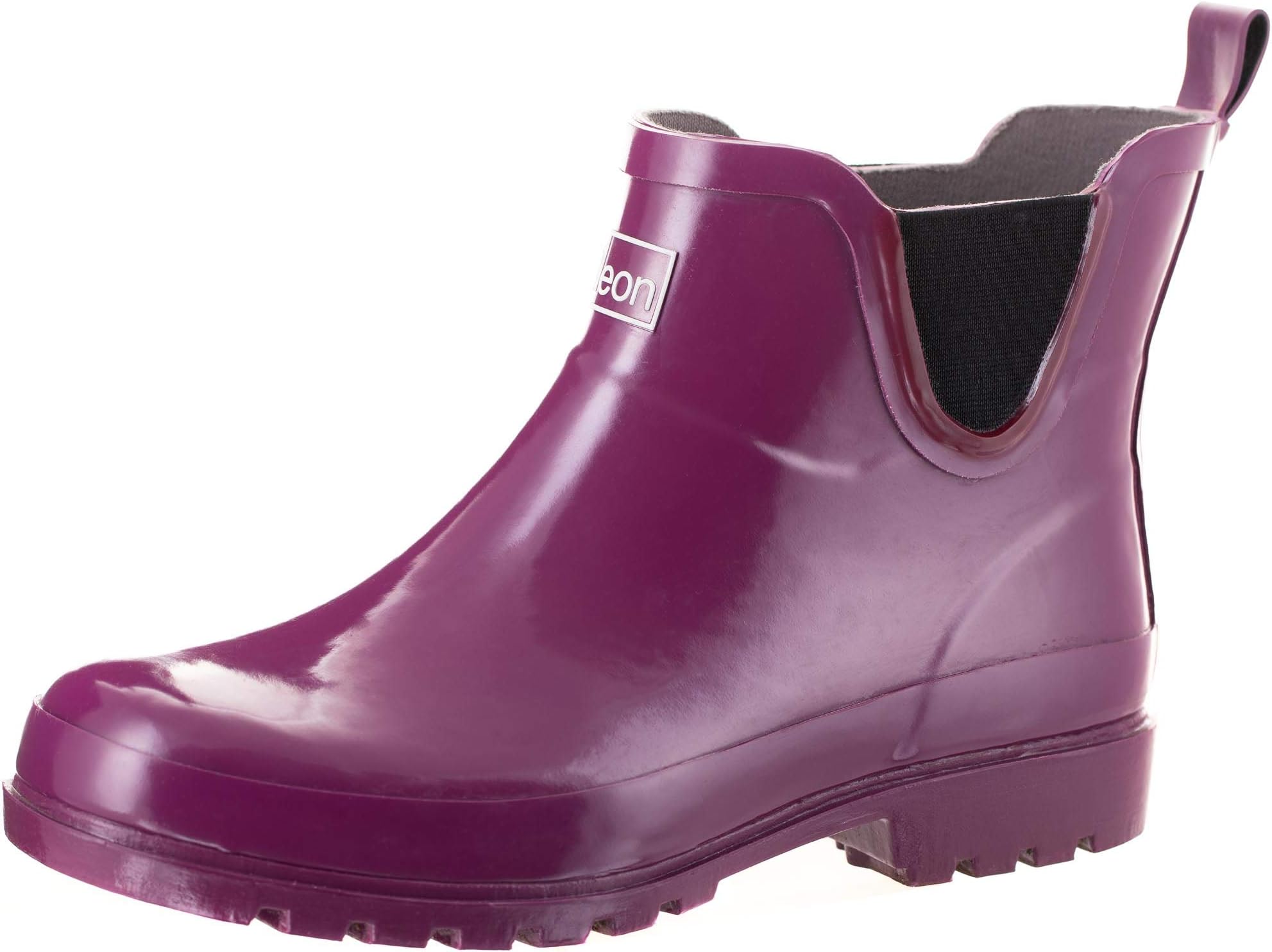 Jileon Ankle Height Wellies for Women - Wide Foot EEE Fit - Ideal for Wide Calves and Feet