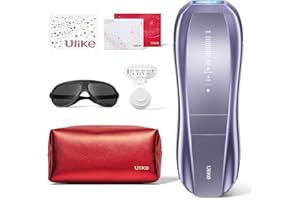 Ulike Laser Hair Removal, Air 10 IPL Hair Removal Device with Ice Cooling, Dual Lights, SHR Mode for Women & Men, Limited Holiday Set with Aloe Vera Gels, Gem Stickers, Christmas Cards & Storage Bag