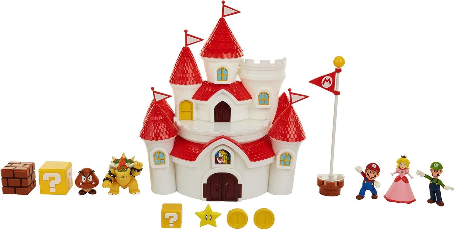 super mario castle toy