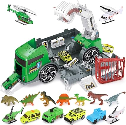 dinosaur in cage toy