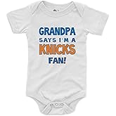 NanyCrafts Baby's Grandpa Says I'm a Knicks Fan Bodysuit