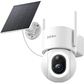 aosu D1 Max, 4K 8MP Solar Security Camera Wireless Outdoor | 360&deg; PTZ Auto Tracking, AI Human &amp; Vehicle Detection, Full Color Night Vision, 2-Way Audio, Local Storage, Easy Setup