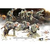 Master Box German PANZERGRENADIERS 7 FIG WWII 1/35 3518