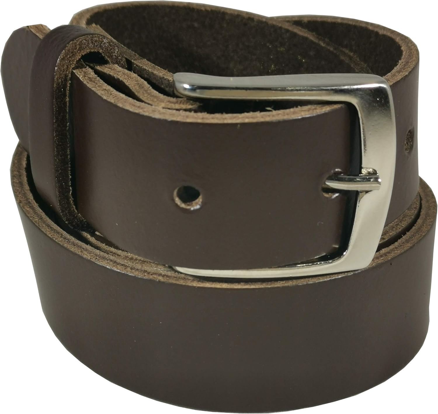 BELT UP Mens 100 Real Leather 1.25 Inch Plain Casual Smart Trouser