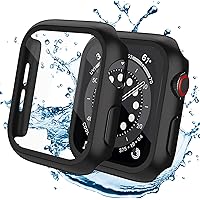 Miimall Compatible with Apple Watch 40mm Case with Screen Protector, Anti-fog Ultra-Thin Matte Hard PC and HD Tempered…