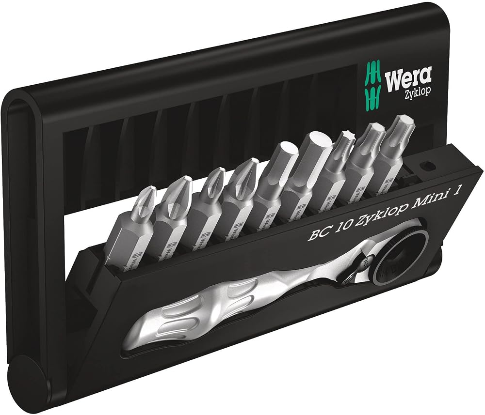 Wera Bit-Check 10 Zyklop Mini 1, 10pc - 05073645001