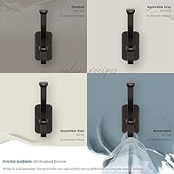 Amerock H37007ORB | Alder Double Prong Decorative