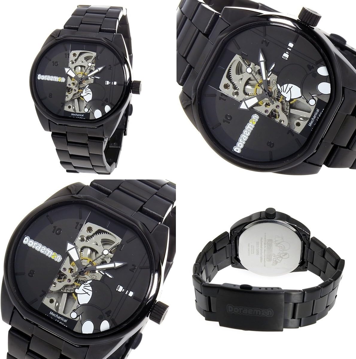 Amazon Doraemon ドラえもんウォッチ クオーツ Or 手巻き プラベルトウォッチ ユニセックス 各1000本限定 簡易ベルト調整器付 Do 0008b Do 0018a Do 0018a 手巻き 時計玩具 キャラクター時計 おもちゃ