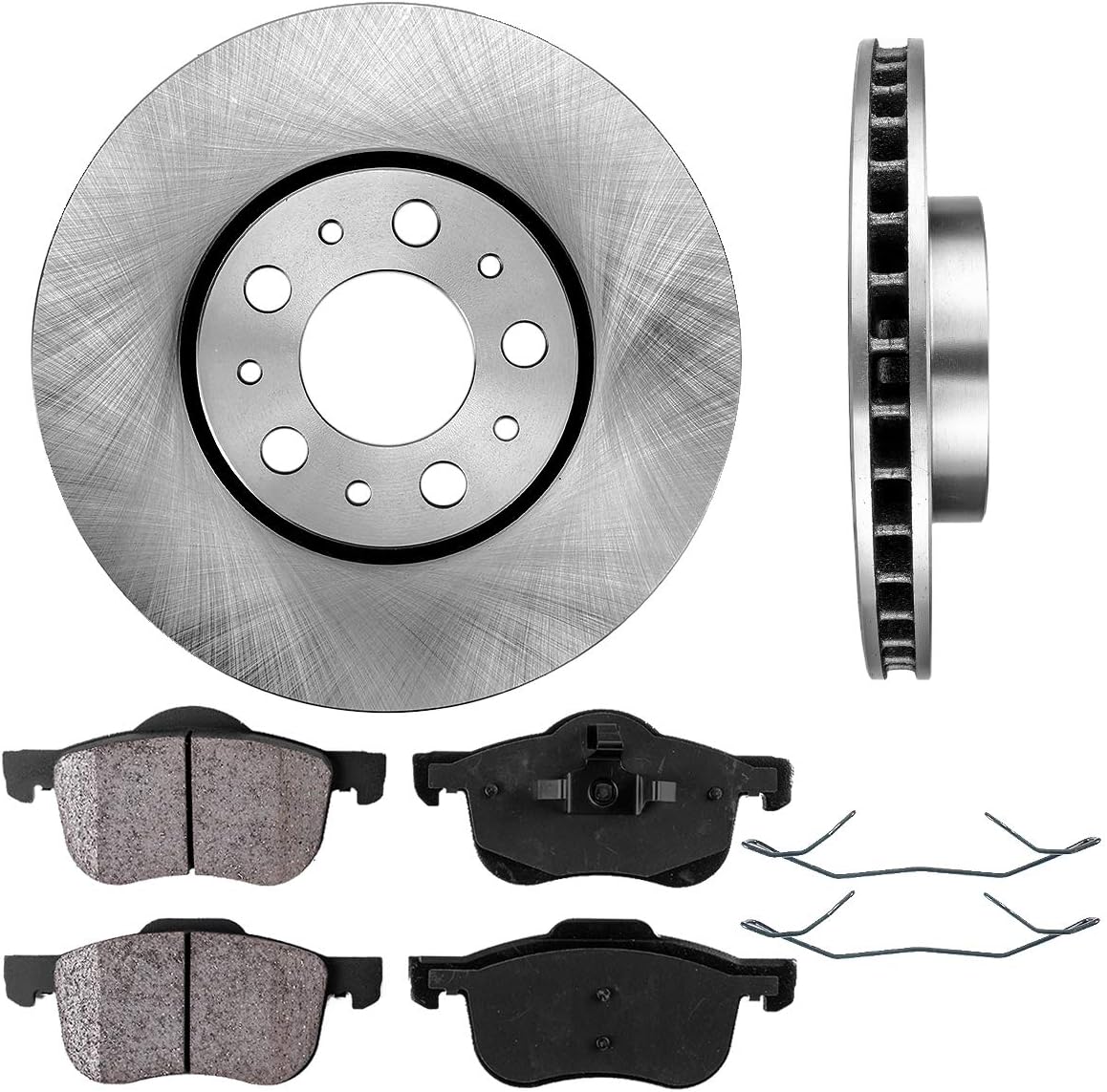 CRK13433 FRONT 285.7 mm Premium OE 5 Lug [2] Brake Disc