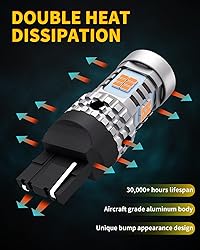 AUXLIGHT 7440 T20 LED Bulbs Extremely Bright 7440NA
