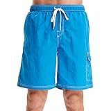 WORW Men's Quick Dry Board Shorts Swim Trunks