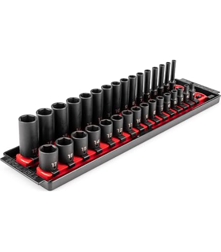 Amazon.com: TEKTON 3/8 Inch Drive Impact Socket Set, 57-Piece