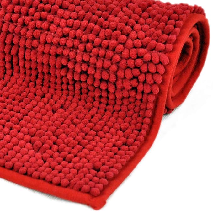 WohnDirect Badematte Rutschfest WC-Vorleger Waschbar Badezimmer 45x45cm MIT WC-Ausschnitt