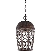 Designers Fountain 97594-BU Amherst Hanging Lantern, Burnt Umber