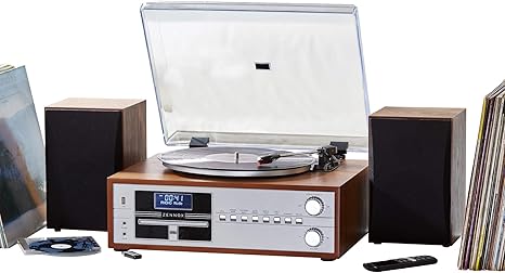 hi fi stereo system with turntable