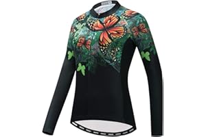 Weimostar Women's Cycling Jersey Long Sleeve Bike Jacket Biking Shirt Bicycle Clothing
