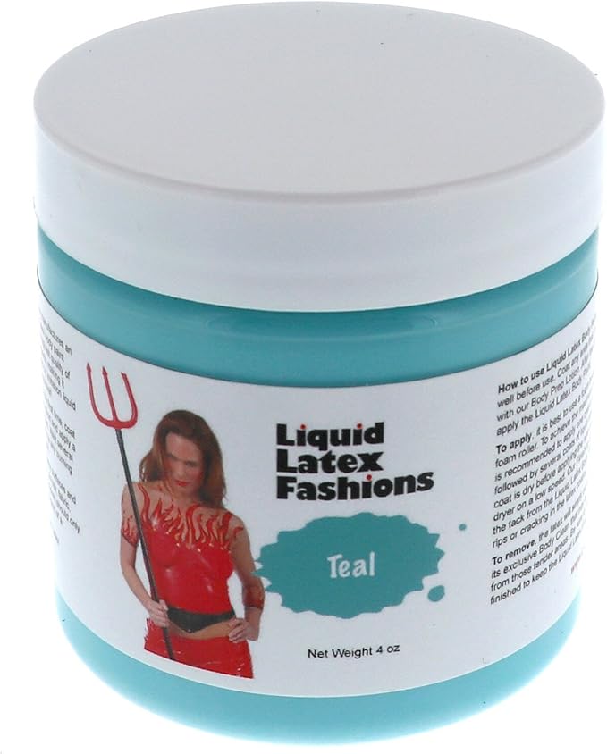 Teal Liquid Latex body Paint 4oz Amazon.ca Home & Kitchen