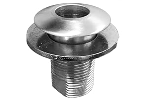 Lee Engineering Aluminum Recessed Table Mount Sockets for Tapered Rods (3/4", Radiused Top)