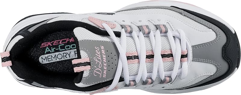 D'Lites 4.0 Fresh Diva, ténis femininos, branco/preto/rosa, 39 EU