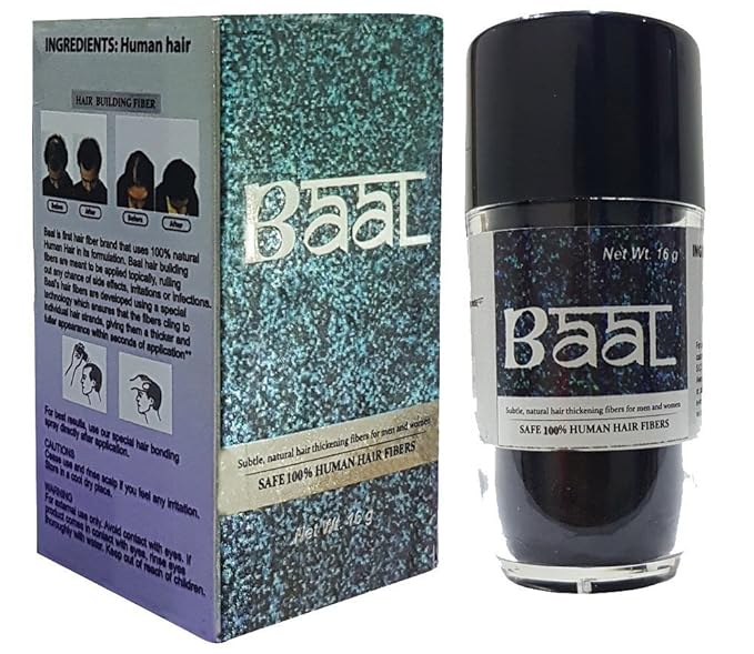 Buy Baal Hair Fiber Powder For Men 16 Gram Grey Pack Of 1 Online