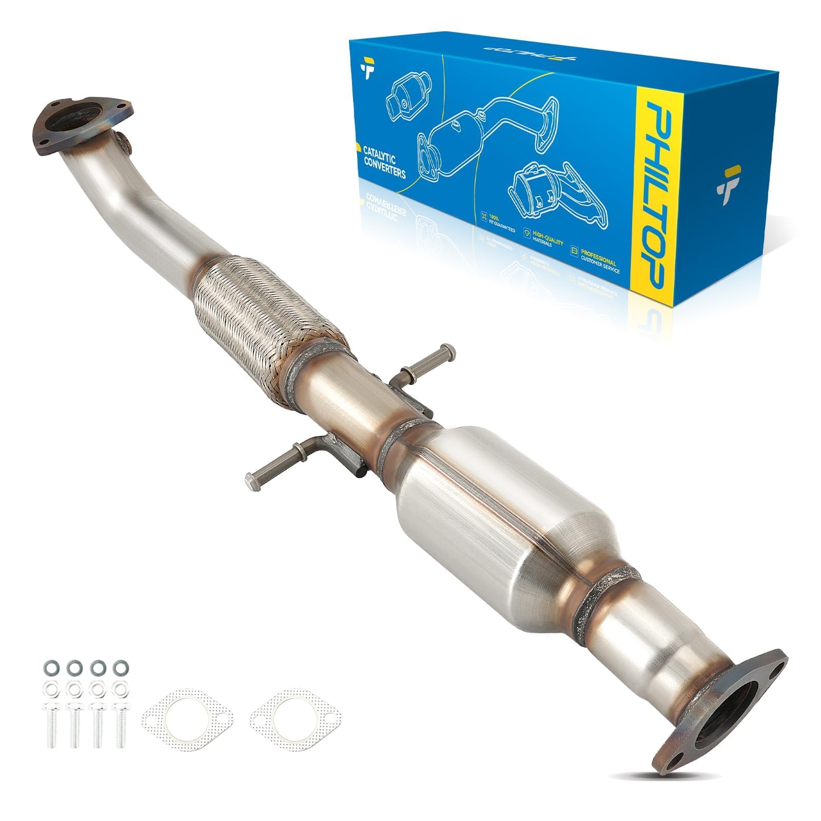 PHILTOP Rear Catalytic Converter Kit Direct-Fit
