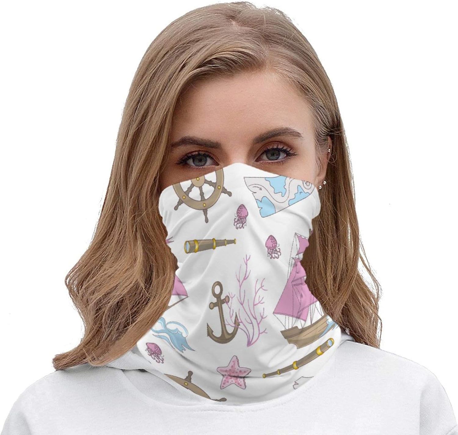 CWEI Face Masks Fishing Neck Gaiter Reusable Face Mask Bandanas Travel