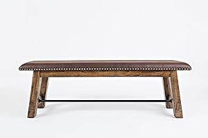 JOFRAN INC. Jofran Upholstered Bench in Brown