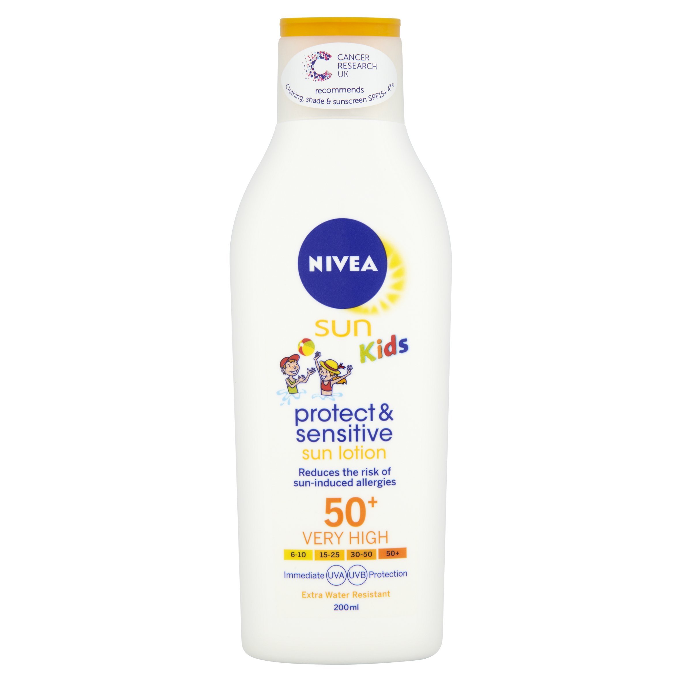 Nivea Sun Kids Protect and Sensitive Sun Lotion, 200 ml