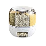 PIOJNYEN Grain Storage Container Dispenser, 22Lbs