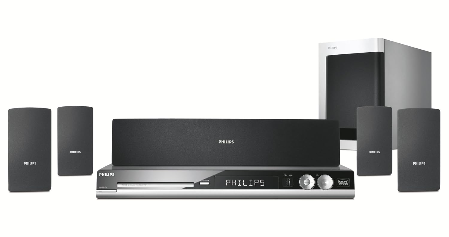 Amazon.com: Philips HTS3450 Home Theater (Discontinued by Manufacturer):  Home Audio & Theater