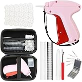 Micro Stitch Gun for Clothes Quick Handheld Clothing Fixer Kit with Portable Case, Includes 6 Needles, 2000 Micro Fasteners 1000 Black & 1000 White, 240 Buttons & Cord Removal Tool with Hard EVA Bag