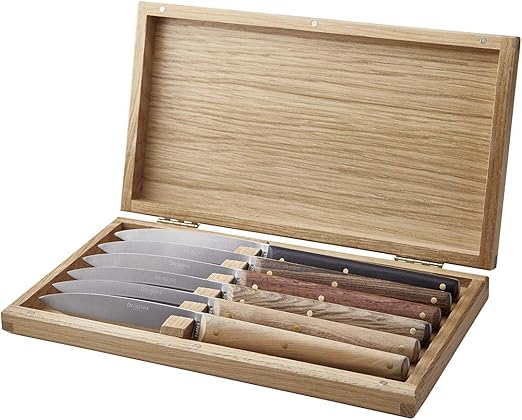 DEGRENNE 233854 Coffret 6 Couteaux à Steak Assort...