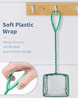 Uniclife 10 cm Aquarium Net with Braided Metal Handle Fine Mesh Scraper Net view 6