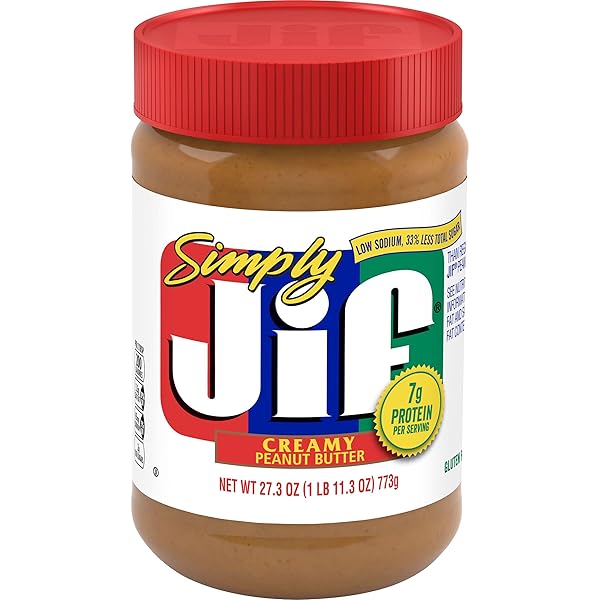 JIF SIMPLY JIF CREAMY PEANUT BUTTER, 27.3 OUNCES...