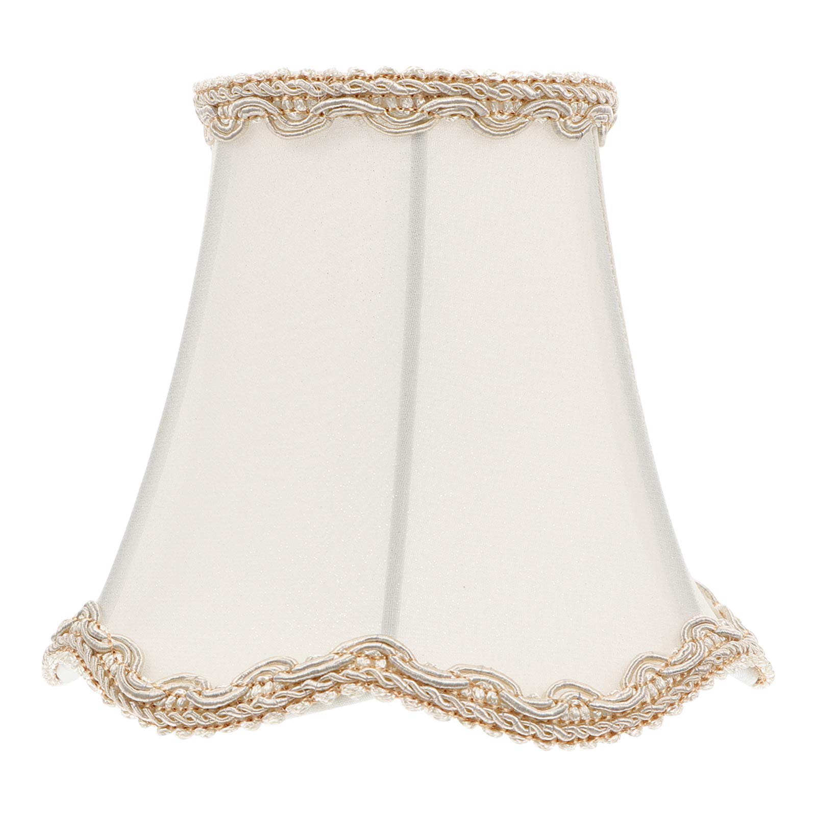 Lurrose Elegant Cloth Lampshade Chandelier Linen Lamp Shade Woven Lamp Accessory Decorative for Home
